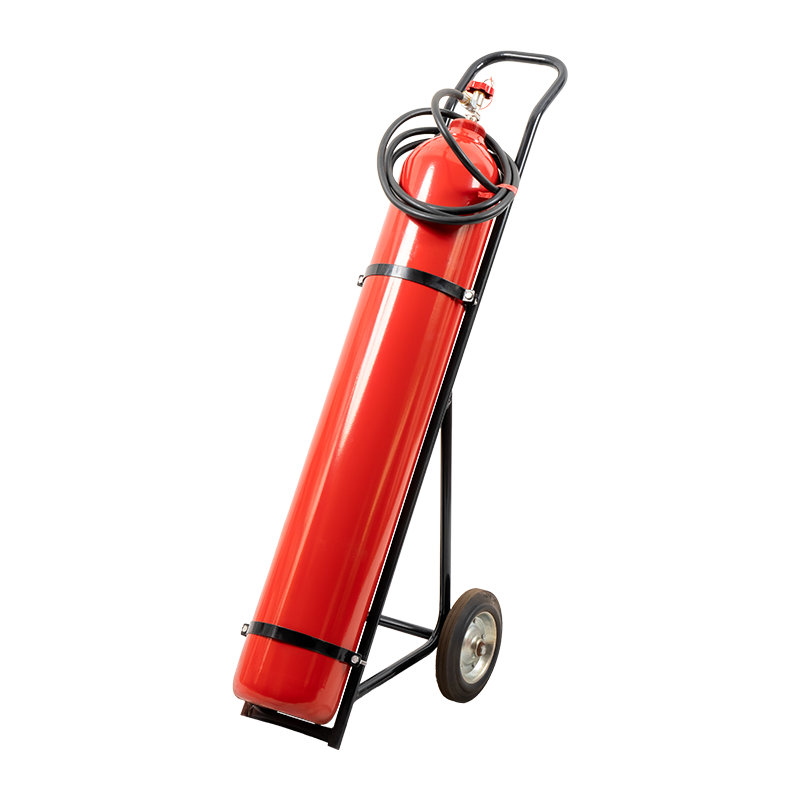 10 kg cărucior de oțel CO2 stingător de incendiu